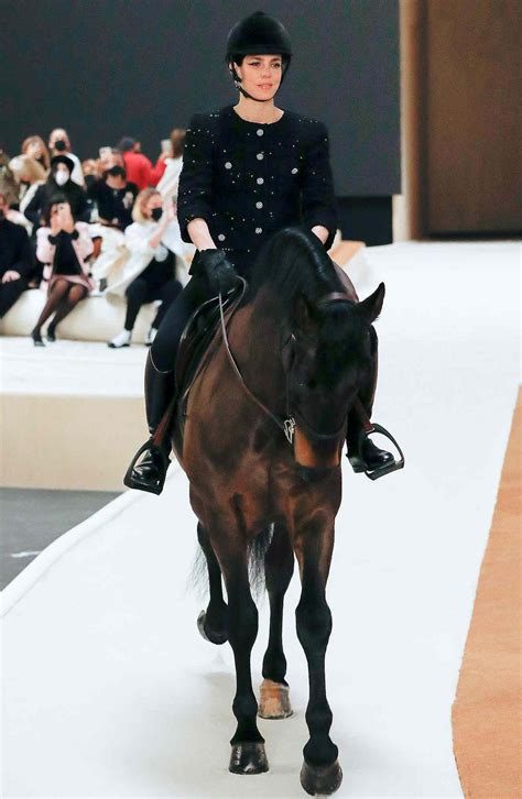 chanel equestrian line|chanel princess on horseback.